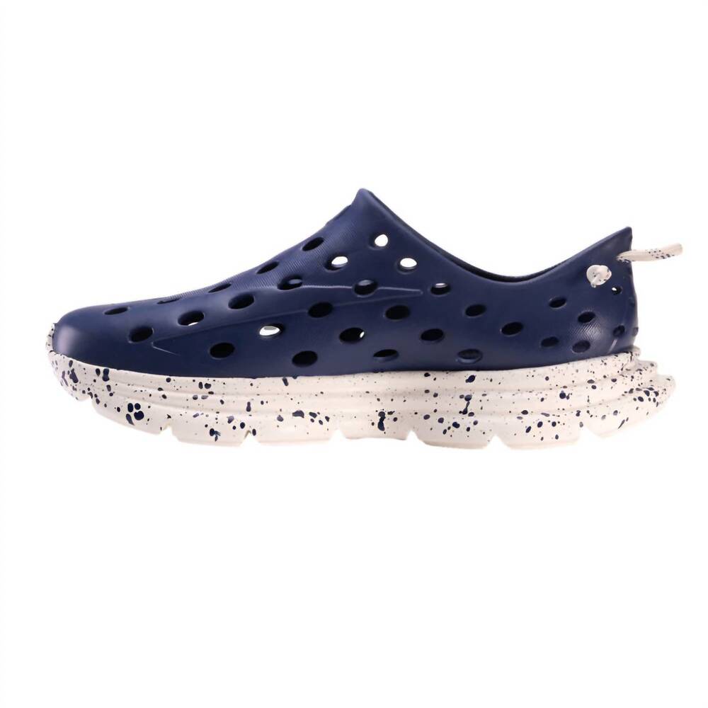 NEW KANE FOOTWEAR unisex revive active recover shoes in indigo/cream speckle - Picture 3 of 7